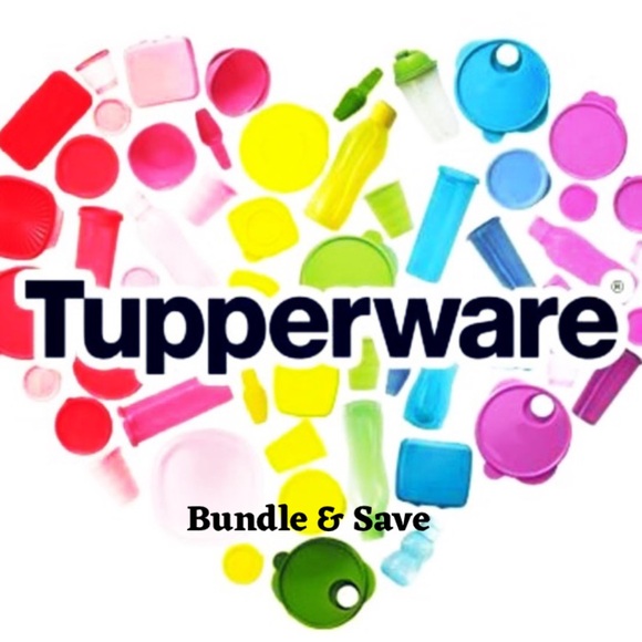 Tupperware Butterfly Face One Touch Canister 3-Piece Set - Picture 5 of 5